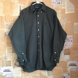 Ralph Lauren Dark Green Blake Button Down